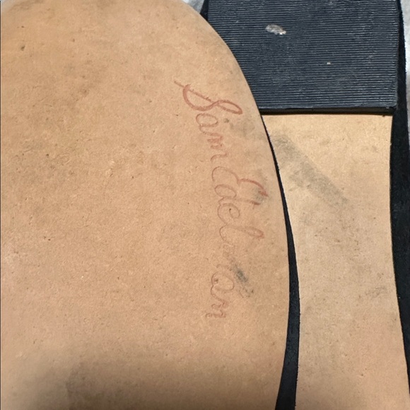 Sam Edelman Classic Black Suede Flats Size 11 - Picture 4 of 5